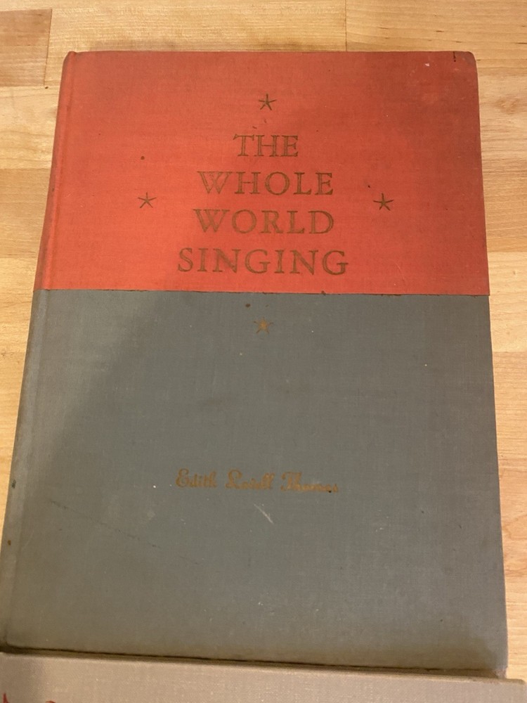 The Whole World Singing Song Book For Children 1950