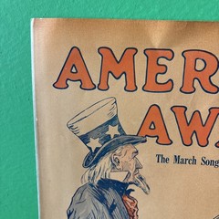 AMERICA AWAKE SHEET MUSIC GEORGE CLINTON BAKER LIBERTY SANTA BARBARA CA USA
