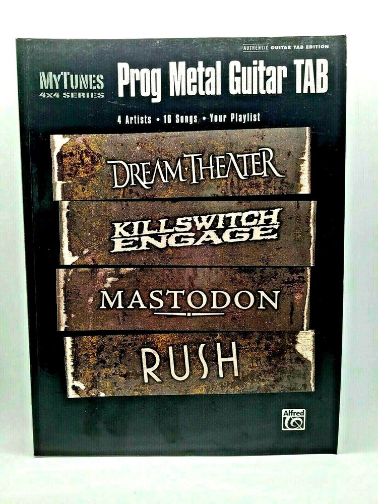 My tunes Prog Metal Guitar Tab Book Authentic Guitar Tab Edition