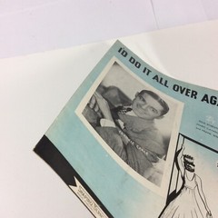 I&rsquo;D Do It All Over Again Dick Robertson James Cavanaugh 1945 Pop VTG Sheet Music