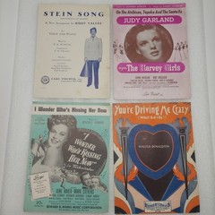 Vintage Sheet Music Lot Of 60 1950ish Show Tunes & Other Classics Great Graphics