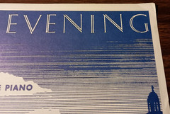 At Evening Piano N Louise Wright 1921 Willis Sheet #Music