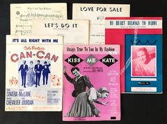 Cole Porter Sheet Music Lot of 6 Kiss Me Kate Can-Can Let’s Do It More Vintage