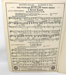 West of the Great Divide Sheet Music 1924 Piano Clean Words Music Poem US Seller