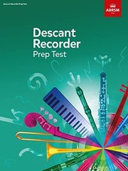 Recorder Prep Test (ABRSM Exam Pieces) by DIVERS AUTEURS Sheet music Book The