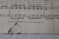 Antique Sheet Music The War Ballad Beautiful Mother Pays It All 1918 Copyright