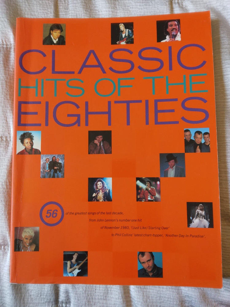 Sheet Music Classic Hits of the Eighties 56 Songs