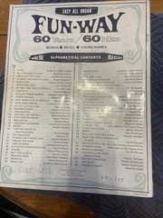 60 Years 60 Hits For Easy Vocal/Piano/Organ Sheet Music Book Fun-Way Giant 37-A