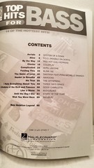 Bass Guitar Book Hal Leonard 14 Songs 95 Pages And Bass Guitar Dial (BS)