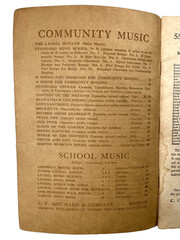 1917 WWI Songbook I Hear America Singing 55 Songs & Choruses C.C. Birchard VG