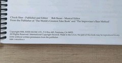 THE NEW REAL BOOK, Bb VERSION, BY CHUCK SHER (1988 TRADE-PAPERBACK)