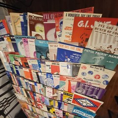 HUGE Lot 200+ Vintage Sheet Music Early 1900&rsquo;s & Up… Condition Varies SEE PICS