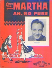 Sheet Music AH, SO PURE from Opera MARTHA by Bob Crosby & Orchestra ©1938
