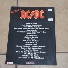 AC/DC Guitar Tabulature Song Book Rock Sheet Music by Amsco Publications