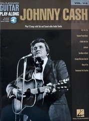 Johnny Cash Guitar Play-Along Vol 115 Country Tab Sheet Music Book Online Audio