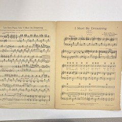 Ted Browne Music Co. I Must Be Dreaming Easy Listening Piano Ukulele Sheet Music