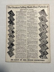 Lot Of 12 Vintage Song Books/Sheet Music- 1930’s-1940’s – Western, Country, Folk