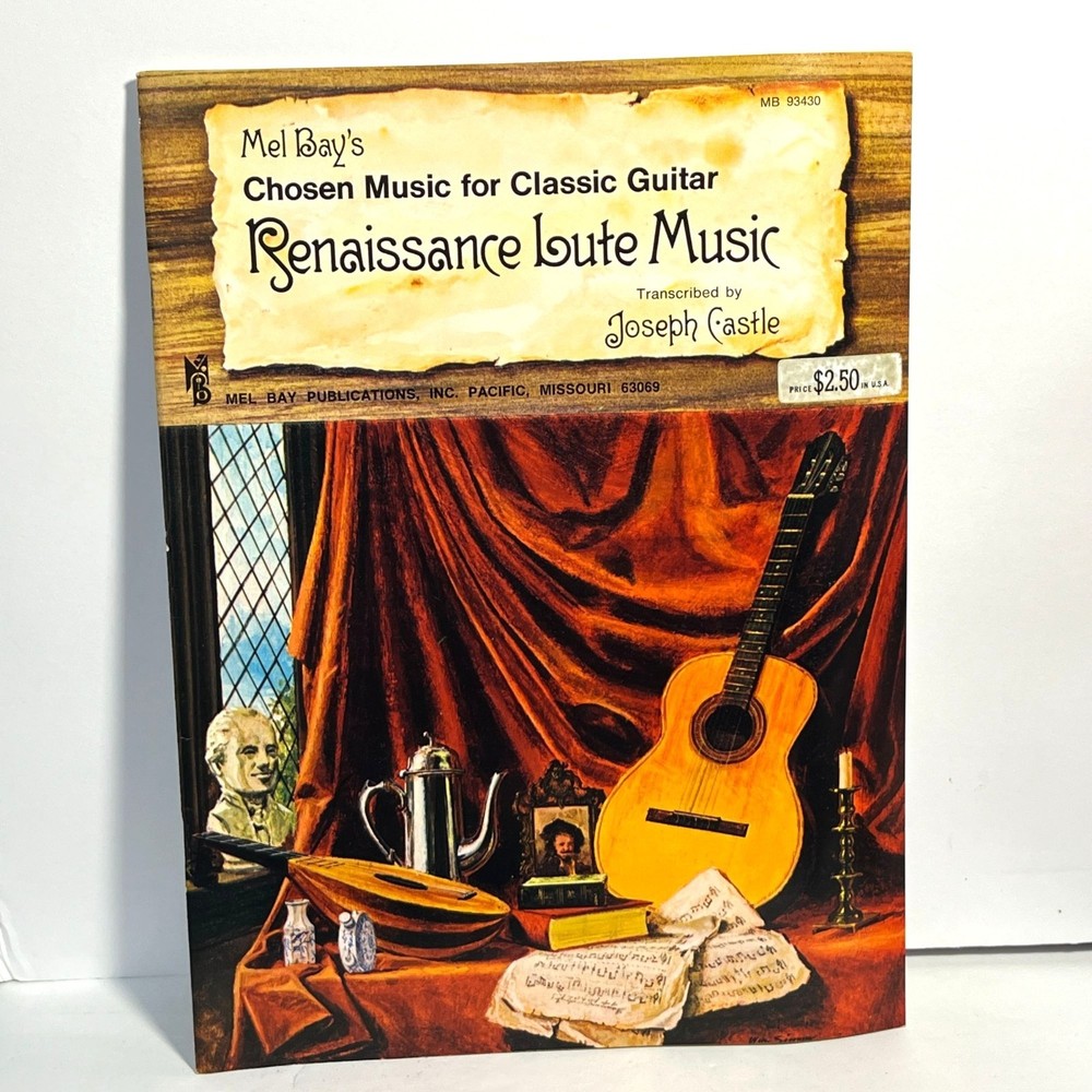 Mel Bays Renaissance Lute Music For Classic Guitar 1978