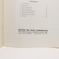 Can-Can Vocal Selection Songbook Sheet Music Cole Porter 1953 Buxton Hill Rare