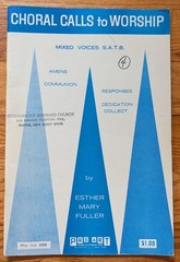 Choral Calls To Worship Choral Sheet Music SATB 1963 Worship