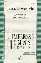 Jesus Loves Me SATB Sheet Music with Piano Accompaniment