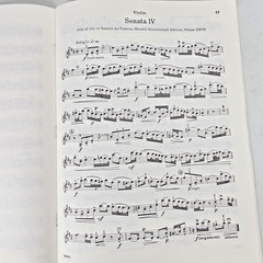 GF Handel Six Sonatas For Violin Piano Sheet Music Keyboard Score Songs 1935 Vtg