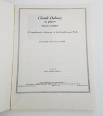 Debussy: His Greatest Piano Solos 1971 Trade Paperback