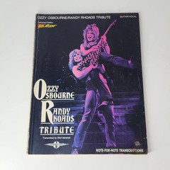 VTG Ozzy Osbourne Randy Rhoads Tribute Guitar Vocal Tabs Book W/O Foldout Poster