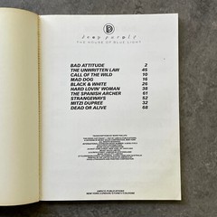 1987 Deep Purple Songbook • The House Of Blue Light Lyrics • Sheet Music