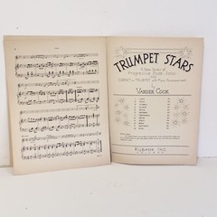 1942 VanderCook Student Series Warbler Solo Sheet Music Cornet Trumpet Piano