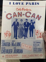 M COLE PORTER Movie Musical Sheet Music CAN-CAN ‘I Love Paris’
