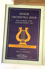 Senior Orchestra Bks Violin/Piano WM Mackie Org mail package Theodore PressureCo