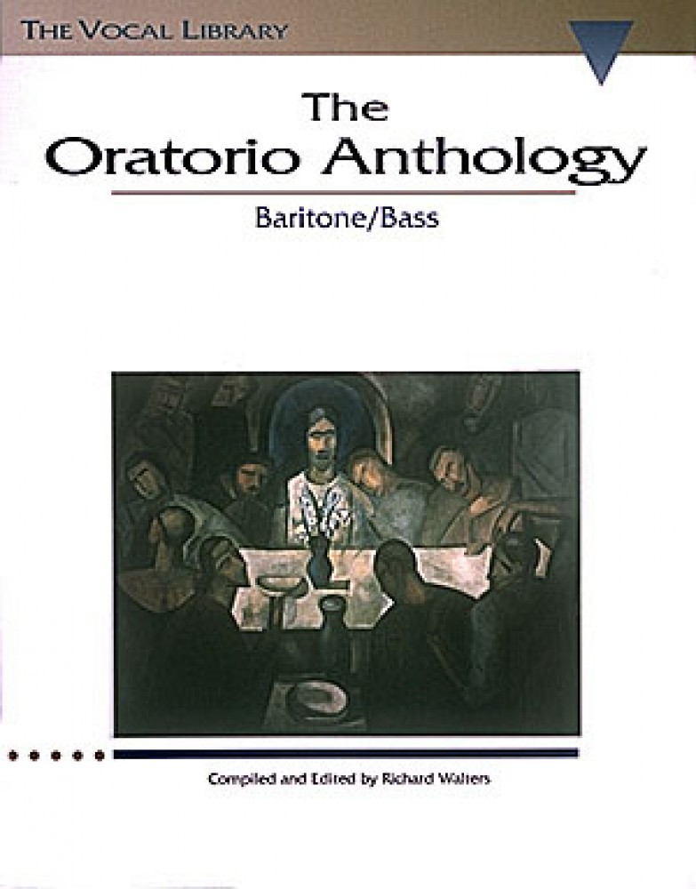 The Oratorio Anthology The Vocal Library Baritone Bass Vocal NEW 000747061