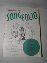 Vintage Armed Forces Song Folio Sheet Music 1959 Lot of 25 GUC
