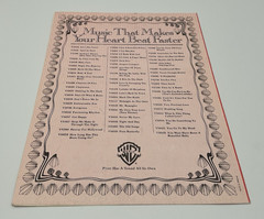 Theme From « Superman » Sheet Music John Williams WB Music Deluxe Edition 1978 VTG
