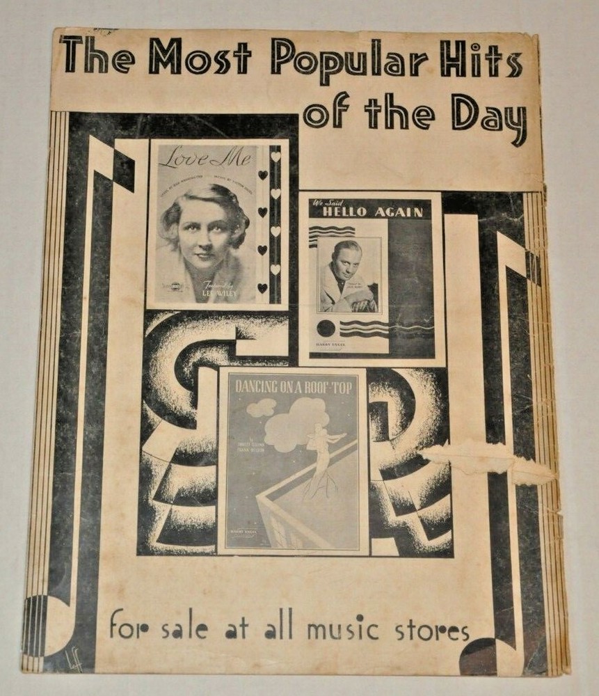 The Most Popular Hits of the Day 1934 Hello Again O&rsquo;Flynn Weldon New York USA