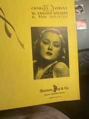P 3-pack of Vintage 9×12 Sheet Music