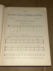 (3)1892 Cecilian Series of Study & Song Books 2-4 Alto/Soprano Unchanged & Mixed