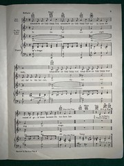 VINTAGE 1951 “SPARROW IN THE TREE TOP” SHEET MUSIC BY BOB MERRILL & GUY MITCHELL