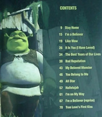 Shrek (Piano/Vocal/Guitar) Paperback Cherry Lane Music Co. 2001