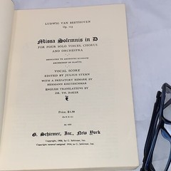Beethoven – Missa Solemnis In D – For Four Solo Voices, Chorus and Orchestra ‘34