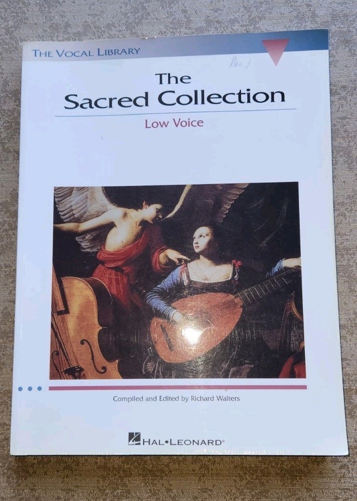 The Sacred Collection Hal Leonard Book Low Voice Richard Walters Vocal Library