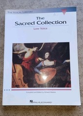 The Sacred Collection Hal Leonard Book Low Voice Richard Walters Vocal Library