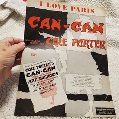 I Love Paris, Can – Can Sheet Music, Words and Music by Cole Porter 1958
