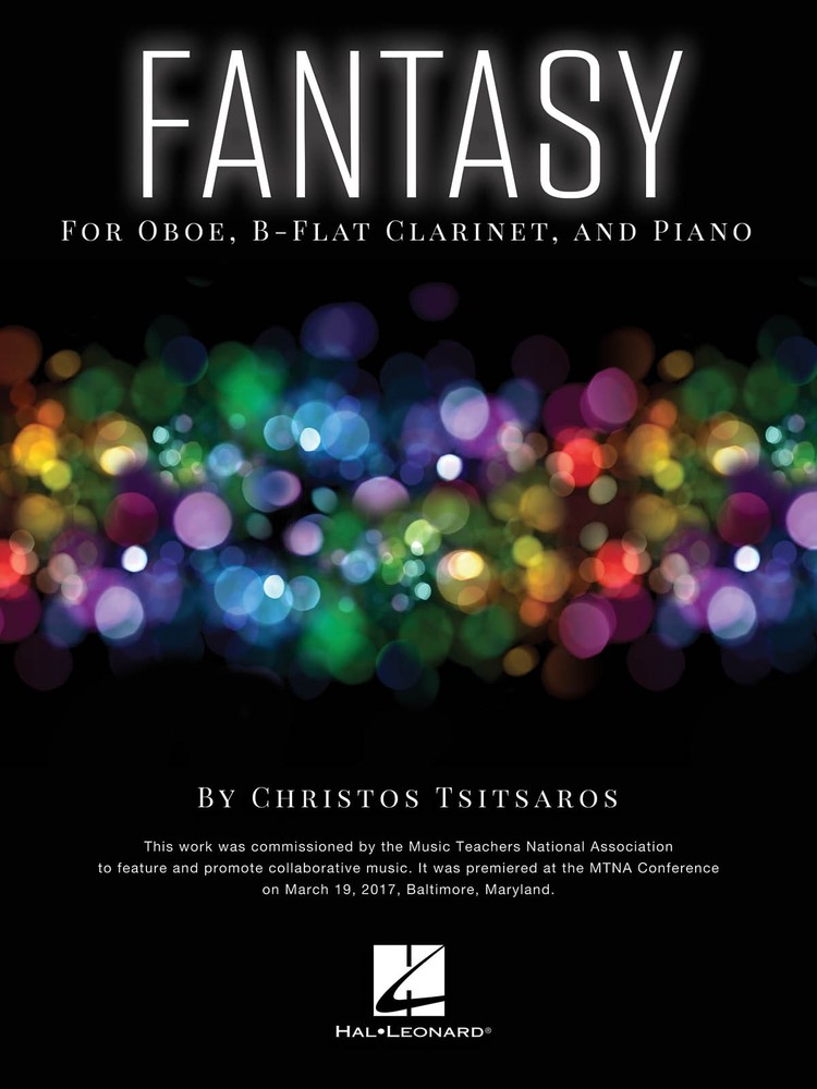 Fantasy Fantasy Oboe Bb Clarinet & Piano Trio Sheet Music Teacher Recital Book