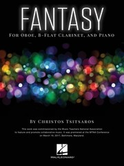 Fantasy Fantasy Oboe Bb Clarinet & Piano Trio Sheet Music Teacher Recital Book