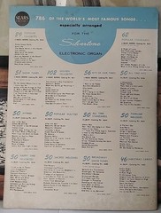 1965 « All Time Favorites » Song Book For Silvertone Electronic Organ Keys #4631-2