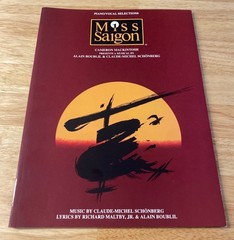 Miss Saigon – 1988 sheet music songbook song book – piano vocal