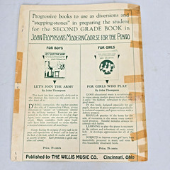 The Banjo Picker Piano Sheet Music Song 1936 N Louise Wright Williams Vintage