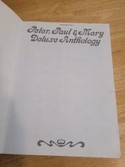 Peter Paul & Mary Deluxe Anthology Songbook Paperback Voice Piano Guitar